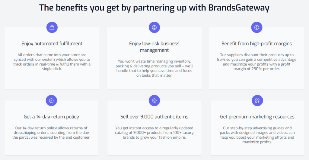 BrandsGateway benefits
