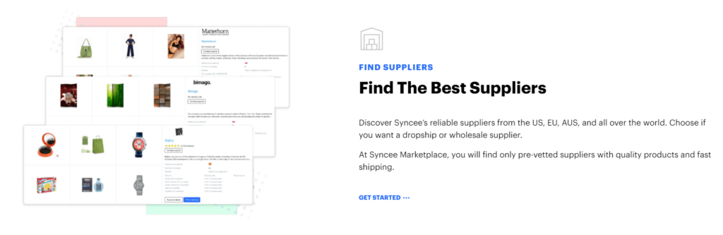 Syncee Marketplace find dropshipping suppliers